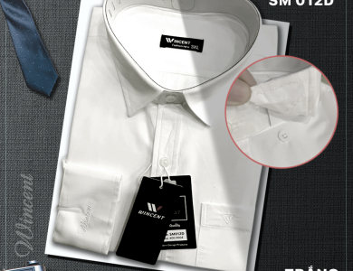 Áo Sơ Mi Vải Mát SM012D – Thoáng Khí, Mặc Đi Làm Thoải Mái