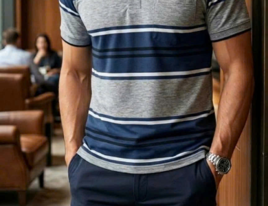 Áo Polo Nam Cotton Kẻ Sọc Có Túi A018 - Wincent Việt Nam