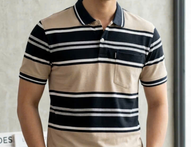 Áo Polo Nam Cotton Kẻ Sọc Có Túi A018 - Wincent Việt Nam