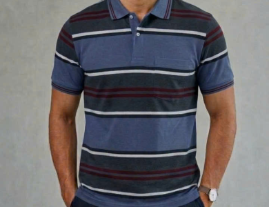Áo Polo Nam Cotton Kẻ Sọc Có Túi A018 - Wincent Việt Nam