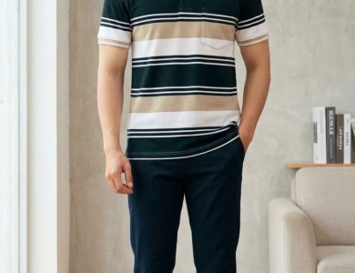 Áo Polo Nam Cotton Kẻ Sọc Có Túi A018 - Wincent Việt Nam