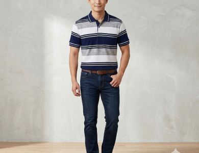 Áo Polo Nam Cotton Kẻ Sọc Có Túi A018 - Wincent Việt Nam