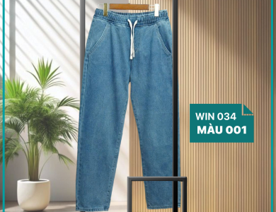 Quần Jean Nam Cao Cấp  baggy Win 034