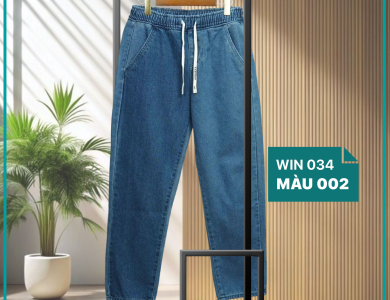 Quần Jean Nam Cao Cấp  baggy Win 034