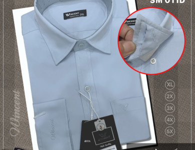 Áo Sơ Mi Cao Cấp SM011D – Mặc Đi Làm Lịch Sự, Thoải Mái Cả Ngày