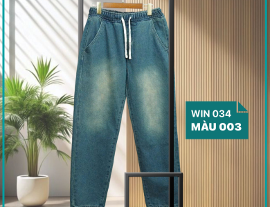 Quần Jean Nam Cao Cấp  baggy Win 034