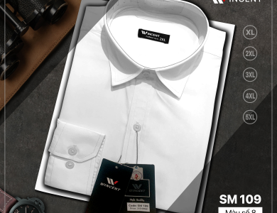 Áo Sơ Mi Nam Dài Tay SM109 – Form Đẹp, Lịch Sự, Dễ Mặc