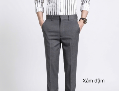 Quần Tây Ủi Ly Vải 4 Chiều Win 007