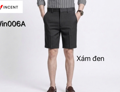 Quần Short Tây Âu Win 006A Vải Co Giãn 4 Chiều
