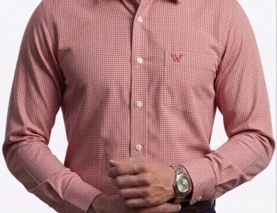Áo Sơ Mi Tay Dài Cao Cấp Hoạ tiết Houndstooth SM 012D - Wincent Việt Nam