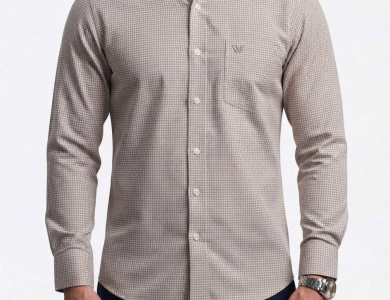 Áo Sơ Mi Tay Dài Cao Cấp Hoạ tiết Houndstooth SM 012D - Wincent Việt Nam