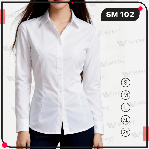 Áo Sơ Mi Nữ Dài Tay SM102