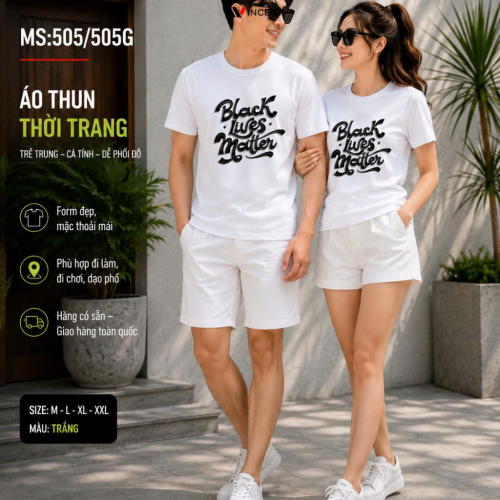 Áo Thun Nam Nữ Cotton Win 505/505G - Wincent Việt Nam 