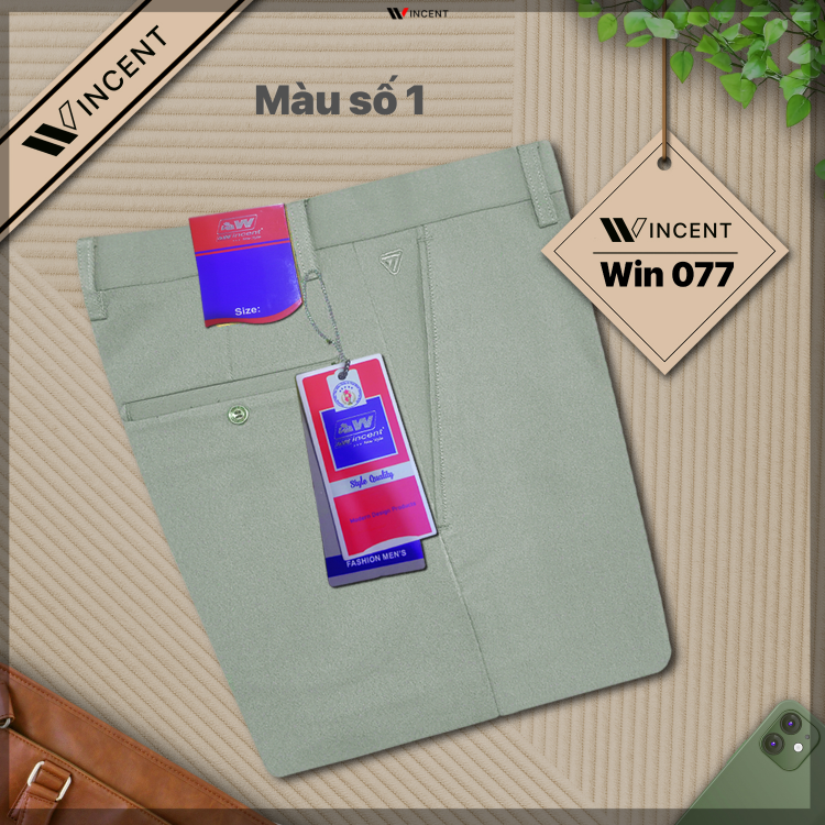 Quần Nam Công Sở Cao Cấp Win 077