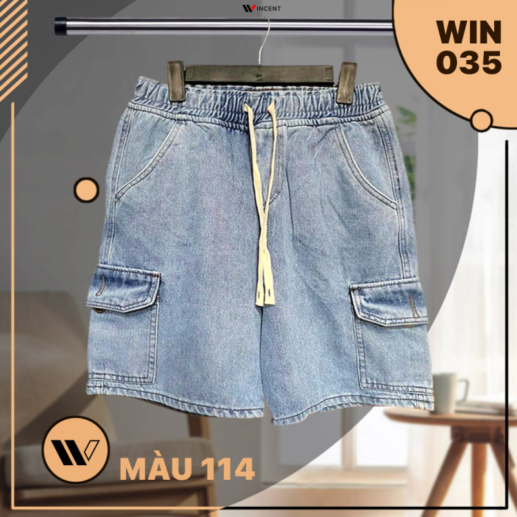 Quần Short Jean Nam Cao Cấp _ Win 035