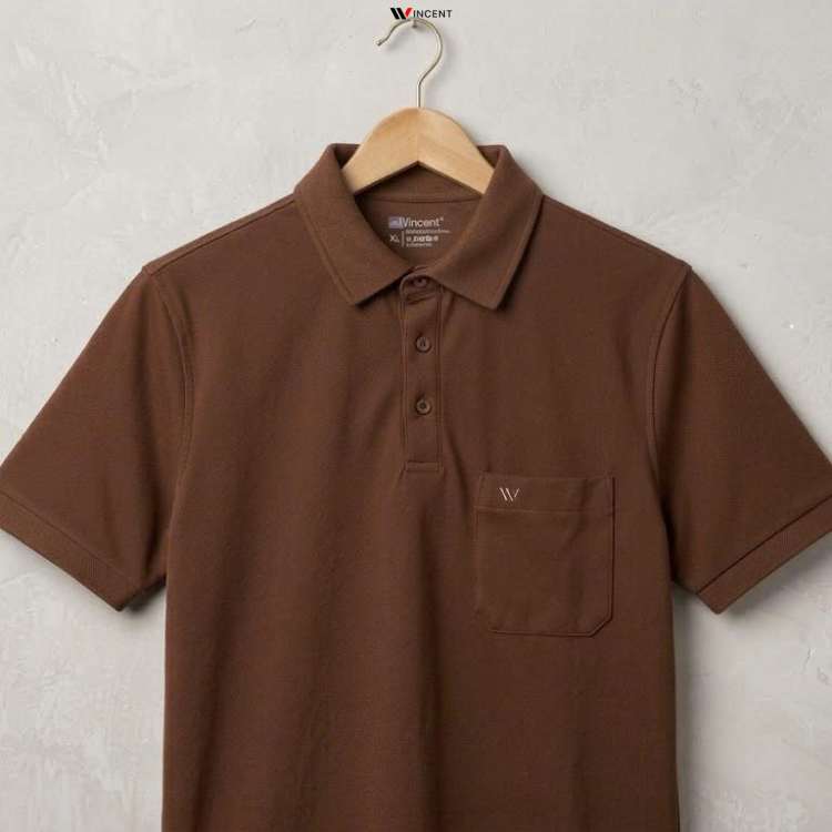 Áo Thun Nam Polo Có Túi Vải Cá Sấu Cotton A017 -Wincent Việt Nam