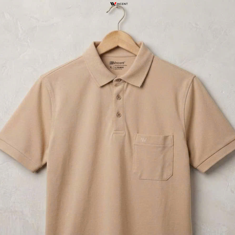 Áo Thun Nam Polo Có Túi Vải Cá Sấu Cotton A017 -Wincent Việt Nam