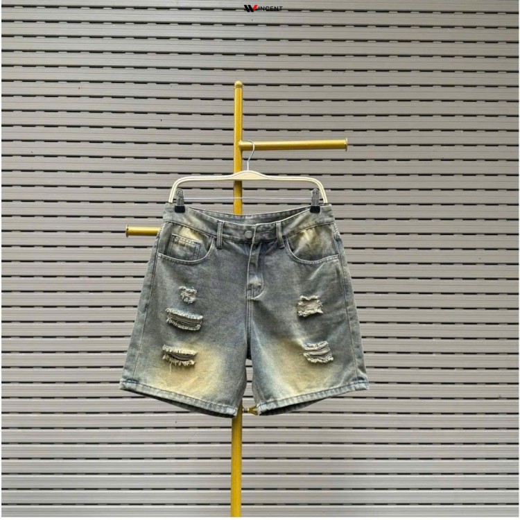 Quần Short Ngố Jean Win050 Unisex - Wincent Việt Nam