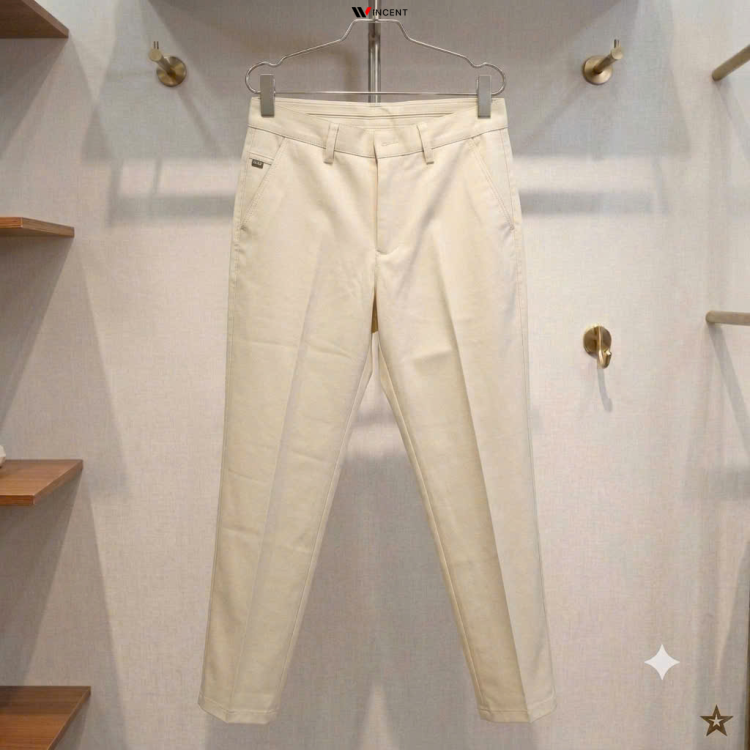 Quần Kaki Nam Dài Trơn Fine - Twill KD14 - Wincent Việt Nam