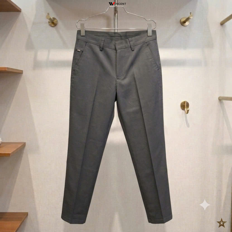 Quần Kaki Nam Dài Trơn Fine - Twill KD14 - Wincent Việt Nam