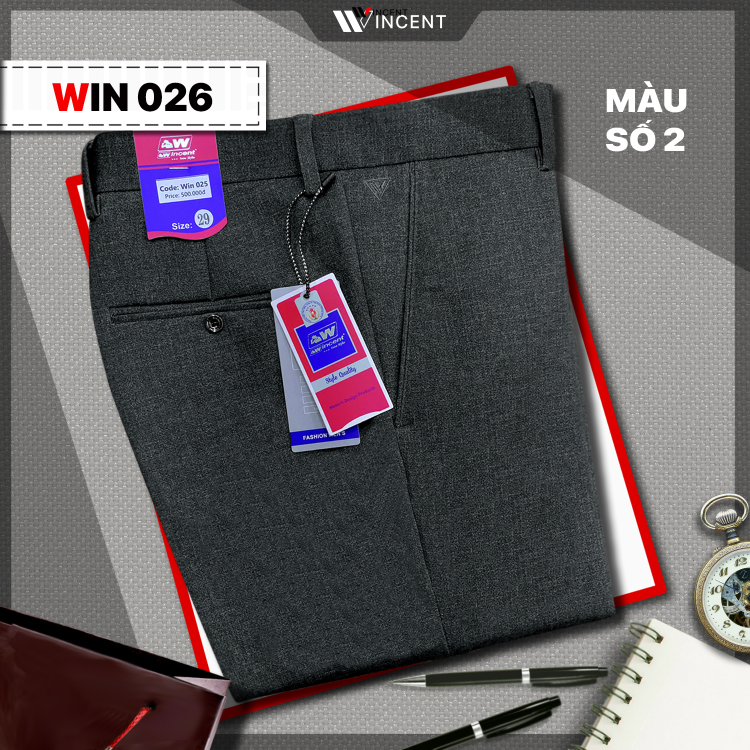 Quần Tây Nam Giá Tốt Cho Dân Văn Phòng HCM Win 026