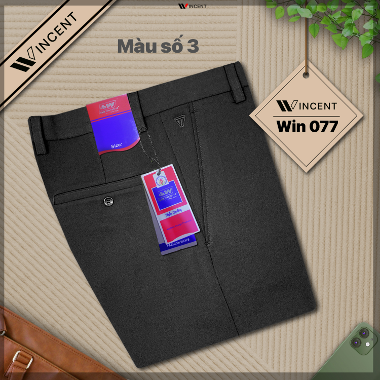 Quần Nam Công Sở Cao Cấp Win 077