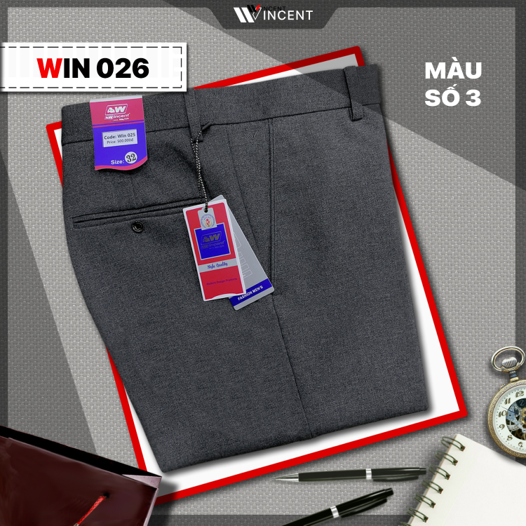 Quần Tây Nam Giá Tốt Cho Dân Văn Phòng HCM Win 026