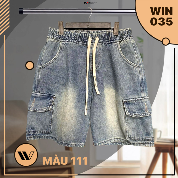 Quần Short Jean Nam Cao Cấp _ Win 035