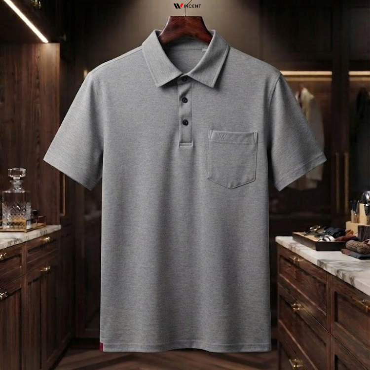 Áo PoLo Cao Cấp Có Túi Vải Cá Sấu Win 0039 - Wincent Việt Nam