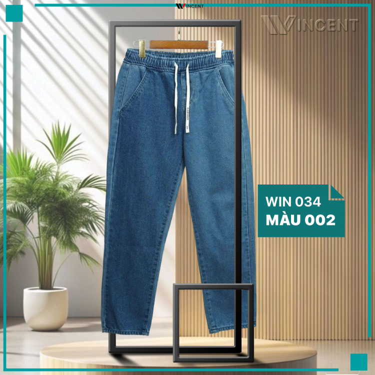 Quần Jean Nam Cao Cấp  baggy Win 034
