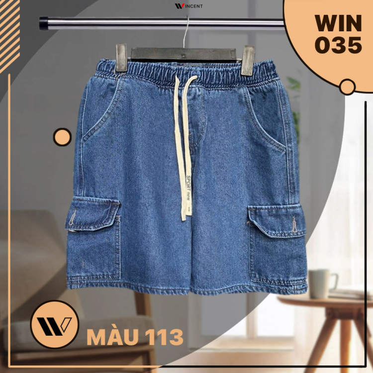 Quần Short Jean Nam Cao Cấp _ Win 035