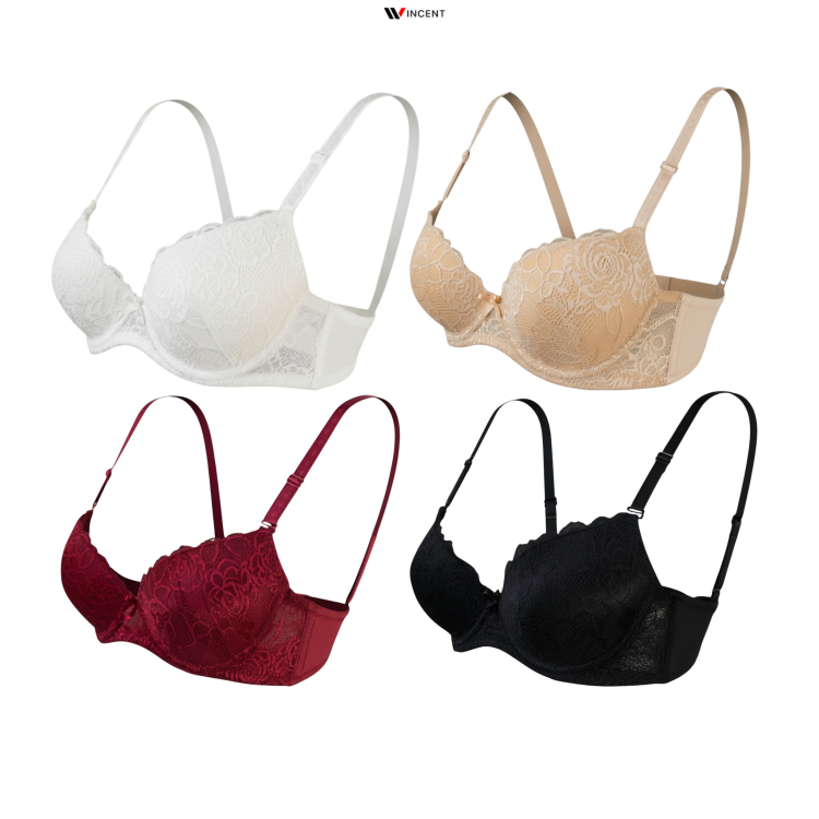 Áo Ngực Nữ Họa Tiết Quyến Rũ Mã QP010 – Tôn Dáng, Gợi Cảm & Thoải Mái