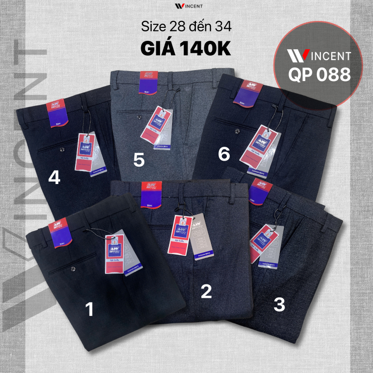 Quần Tây Nam Công Sở Win 088 _ Lịch Sự , Dễ Mặc 
