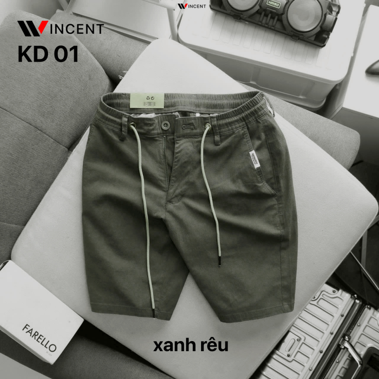 Quần Short KaKi Nam Cao Cấp KD01