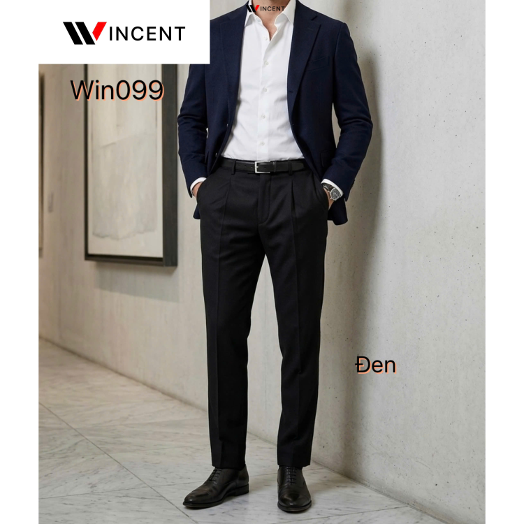 Quần Tây Nam Cao Cấp Có Ben Co Giản 4 Chiều _ Win 099