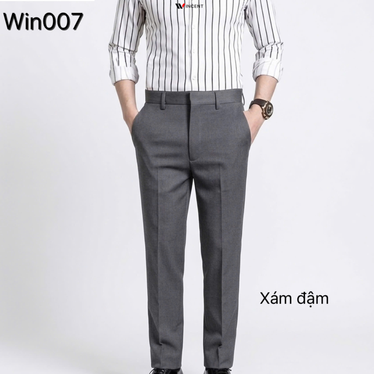 Quần Tây Nam Xếp Ly Vải 4 Chiều Win 007 - Wincent Việt Nam