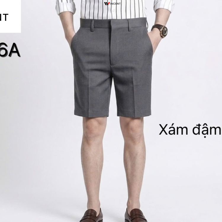 Quần Short Tây Âu Win 006A Vải Co Giãn 4 Chiều