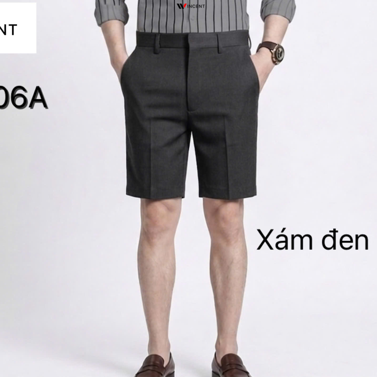 Quần Short Âu Co Giản Cao Cấp Win 006A