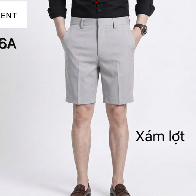Quần Short Tây Âu Win 006A Vải Co Giãn 4 Chiều