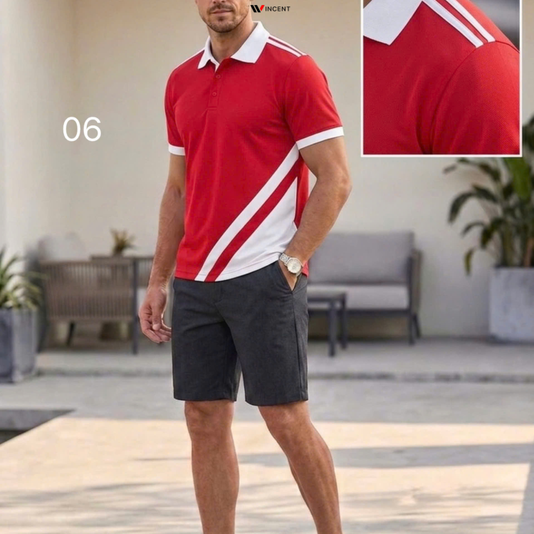 Áo PoLo Cao Cấp Phối Màu Win 509P