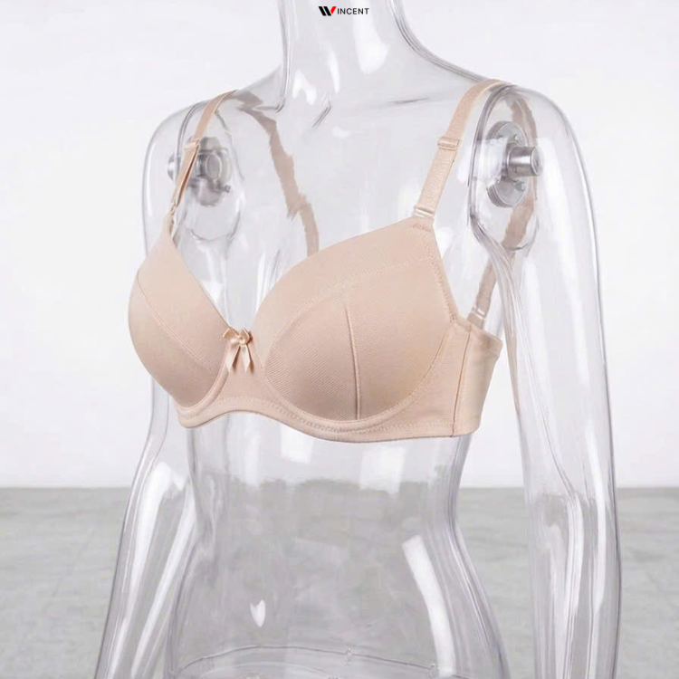 Áo ngực quả dày kết hợp cotton và lưới QP02