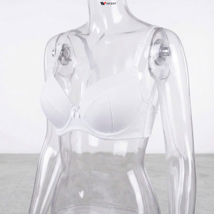 Áo ngực quả dày kết hợp cotton và lưới QP02