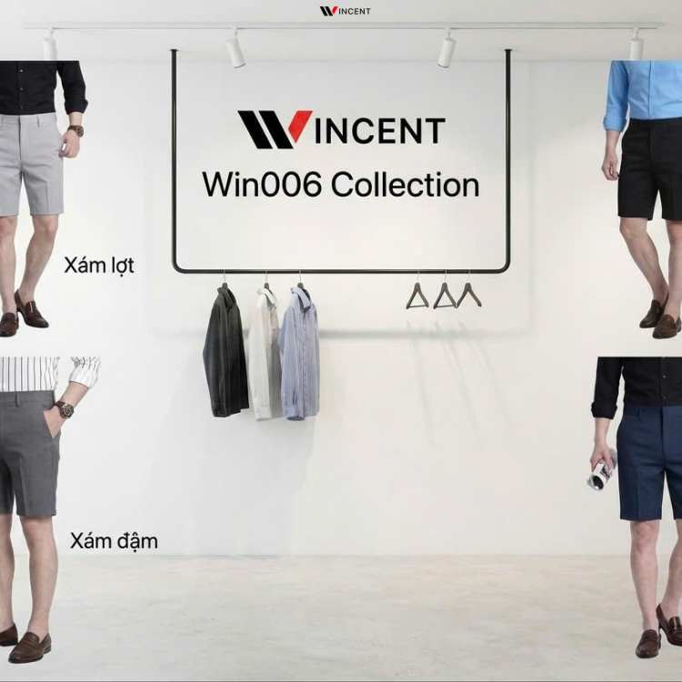 Quần Short Tây Co Giãn 4 Chiều Cao Cấp Win006 - Wincent Việt Nam