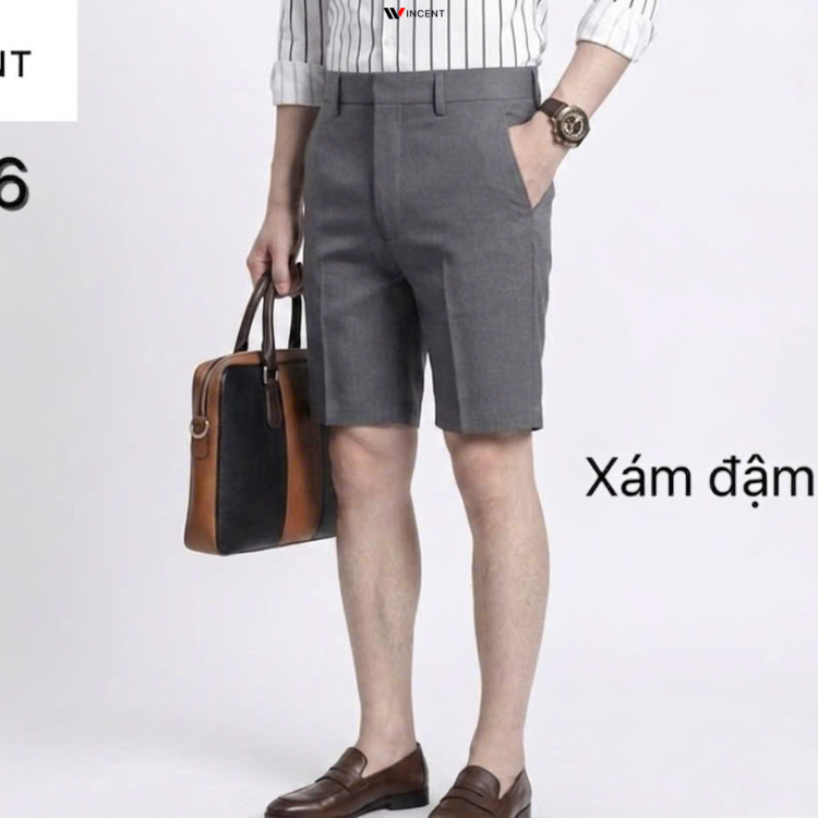 Quần Short Tây Co Giãn 4 Chiều Cao Cấp Win006 - Wincent Việt Nam