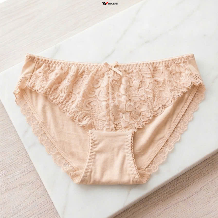 Quần Lót Nữ Cotton Phối Ren Co Giãn 4 Chiều N018 - Wincent Việt Nam