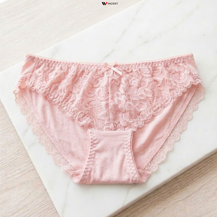 Quần Lót Nữ Cotton Phối Ren Co Giãn 4 Chiều N018 - Wincent Việt Nam