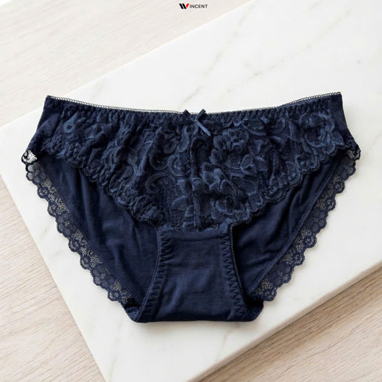 Quần Lót Nữ Cotton Phối Ren Co Giãn 4 Chiều N018 - Wincent Việt Nam