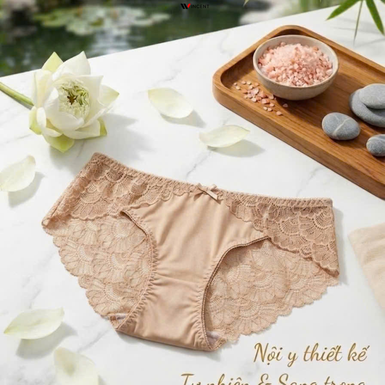 Quần Lót Nữ Ren Phối Thun Lạnh N021 - Wincent Việt Nam