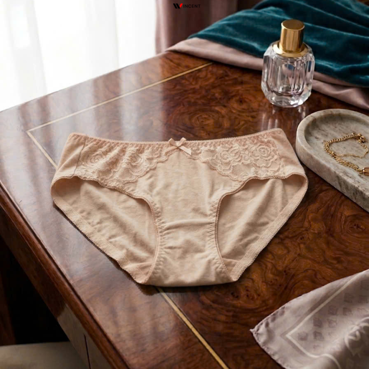 Quần Lót Nữ Cotton Phối Ren N040 -Wincent Việt Nam