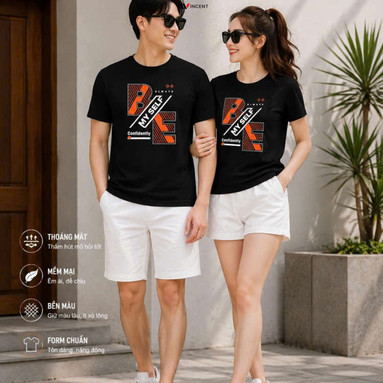 Áo Thun Nam Nữ Cotton Win 505/505G - Wincent Việt Nam 